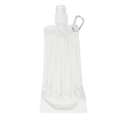 Bidon refroidisseur personnalisé publicitaire 500 ml Luthor Matières : PET Couleurs : rouge translucide personnalisation rapide 