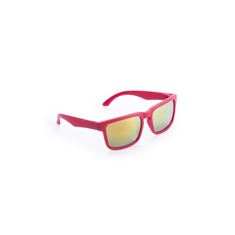 Lunettes de Soleil Publicitaires Éco-responsables - Bunner Couleurs : rouge goodies publicitaire événementiel