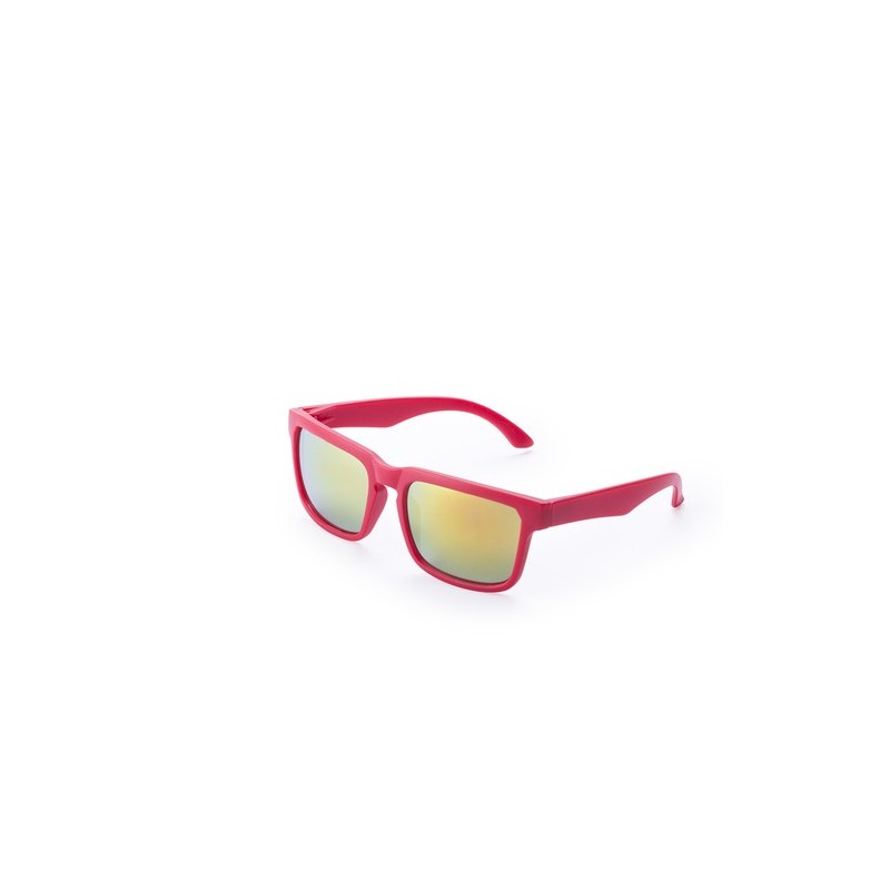 Lunettes de Soleil Publicitaires Éco-responsables - Bunner Couleurs : rouge cadeau collaborateur premium