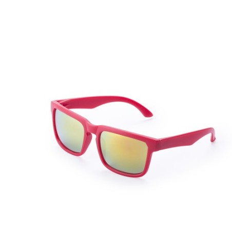 Lunettes de Soleil Publicitaires Éco-responsables - Bunner Couleurs : rouge cadeau collaborateur premium