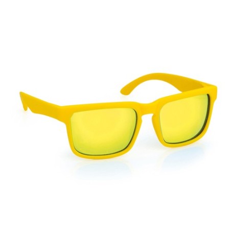 Lunettes de Soleil Publicitaires Éco-responsables - Bunner Couleurs : rouge livraison express 24h 48h
