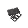 Multi Outils Personnalisés Wicax Matières : acier inoxydable Couleurs : noir personnalisable avec votre logo