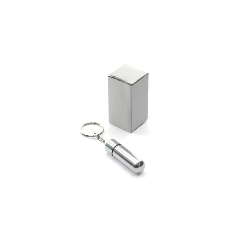 Porte-Clés Publicitaire Pratique Pilulier Alumpill Matières : aluminium impression haute définition
