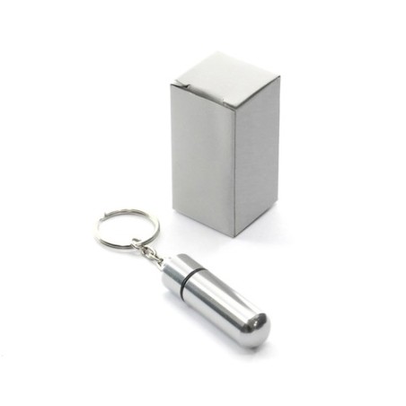 Porte-Clés Publicitaire Pratique Pilulier Alumpill Matières : aluminium impression haute définition