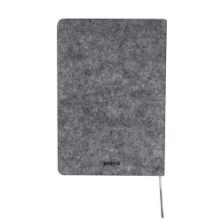 Bloc-notes personnalisé pas cher Wilko Matières : liège Couleurs : gris impression haute définition
