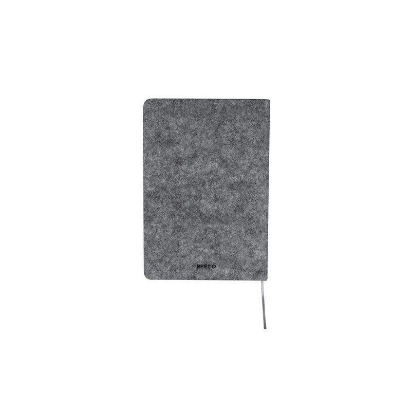 Bloc-notes personnalisé pas cher Wilko Matières : liège Couleurs : gris impression haute définition