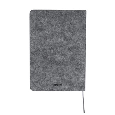Bloc-notes personnalisé pas cher Wilko Matières : liège Couleurs : gris impression haute définition