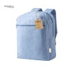 Sac à Dos Éco-responsable et Pratique de Vélo Personnalisé Hoblak Matières : coton recyclé Couleurs : naturel marquage laser ult