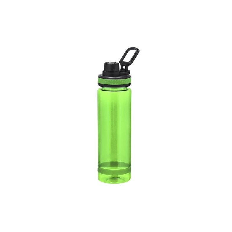 Bidon personnalisé pas cher Ziffel Matières : PET recyclé Couleurs : bleu clair marquage laser ultra précis