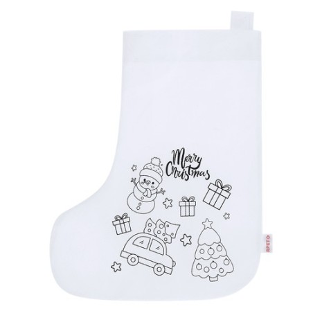 Chaussette personnalisée pas cher - Mordy Matières : PET recyclé Couleurs : blanc