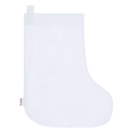 Chaussette personnalisée pas cher - Mordy Matières : PET recyclé Couleurs : blanc personnalisable avec votre logo