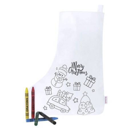 Chaussette personnalisée pas cher - Mordy Matières : PET recyclé Couleurs : blanc impression haute définition
