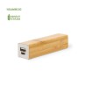 Power Bank Éco-responsable Personnalisée 2200 mAh Godimer Matières : bambou