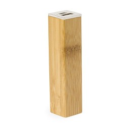 Power Bank Éco-responsable Personnalisée 2200 mAh Godimer Matières : bambou 2