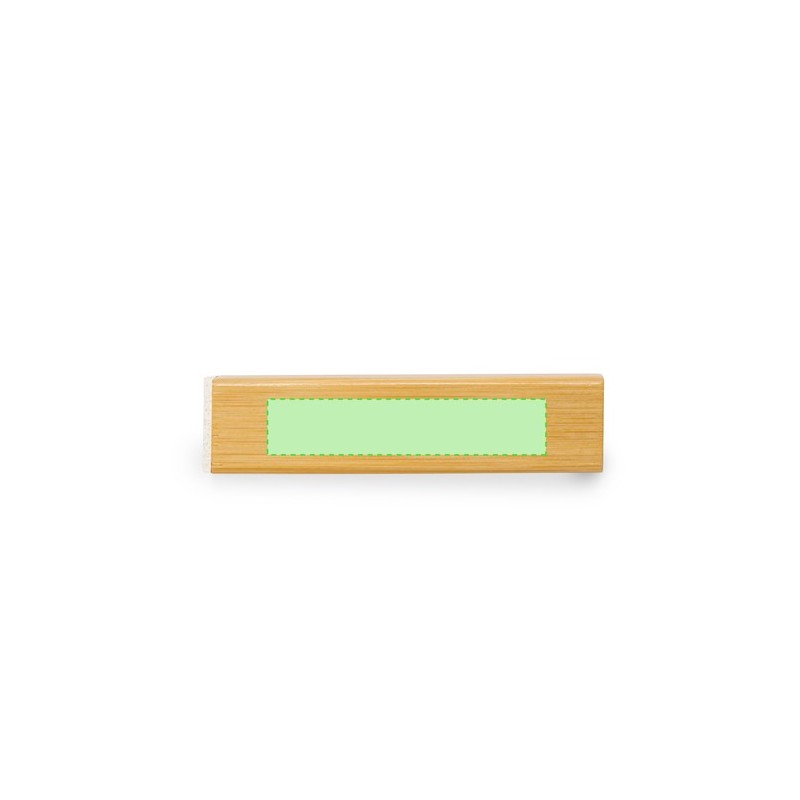 Power Bank Éco-responsable Personnalisée 2200 mAh Godimer Matières : bambou marquage laser ultra précis