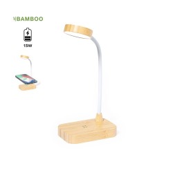 Lampe Chargeur Personnalisée 2 en 1 Éclairante pas cher - Gregal Matières : bambou