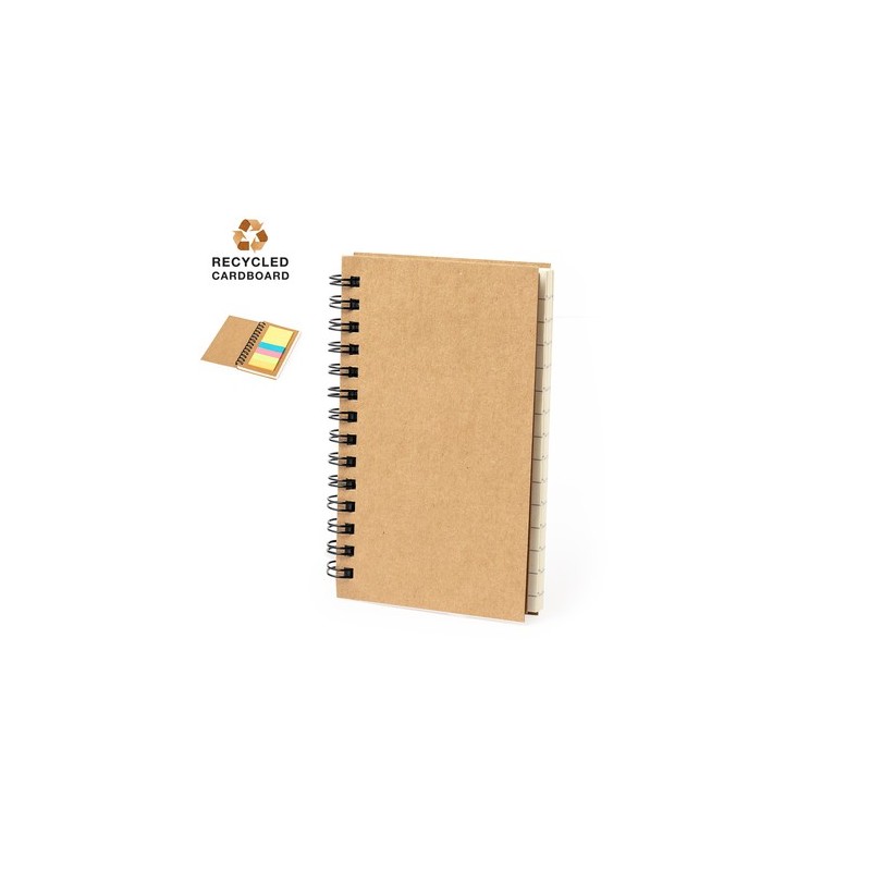 Bloc Notes Éco-responsable Personnalisé Adhésif Estein Matières : carton recyclé
