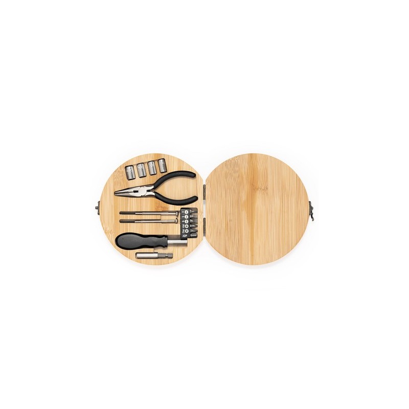 Set d'Outils Personnalisés Éco-responsables et Pratiques Rosen Matières : bambou goodies publicitaire événementiel