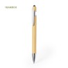 Stylet Bille Multifonction Éco-responsable Personnalisé Clixo Matières : bambou
