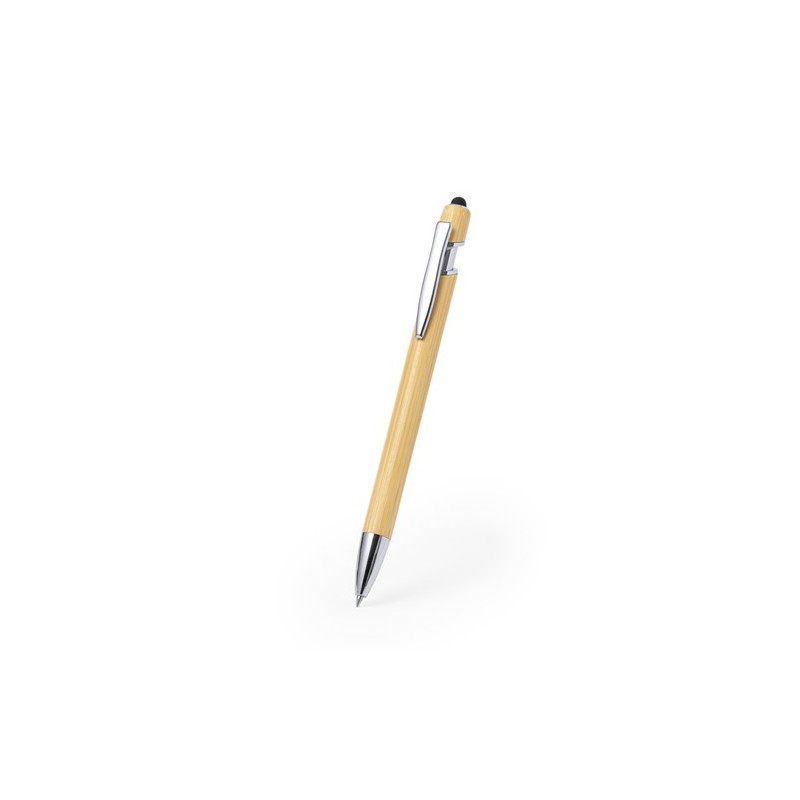 Stylet Bille Multifonction Éco-responsable Personnalisé Clixo Matières : bambou cadeau entreprise pas cher