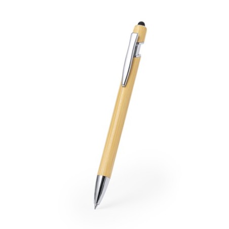 Stylet Bille Multifonction Éco-responsable Personnalisé Clixo Matières : bambou cadeau entreprise pas cher