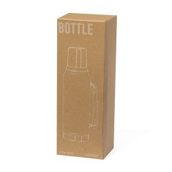 Bouteille Isotherme Élégante Personnalisée à Prix Abordable - Thermo Jokinen Matières : acier inoxydable Couleurs : noir marquag