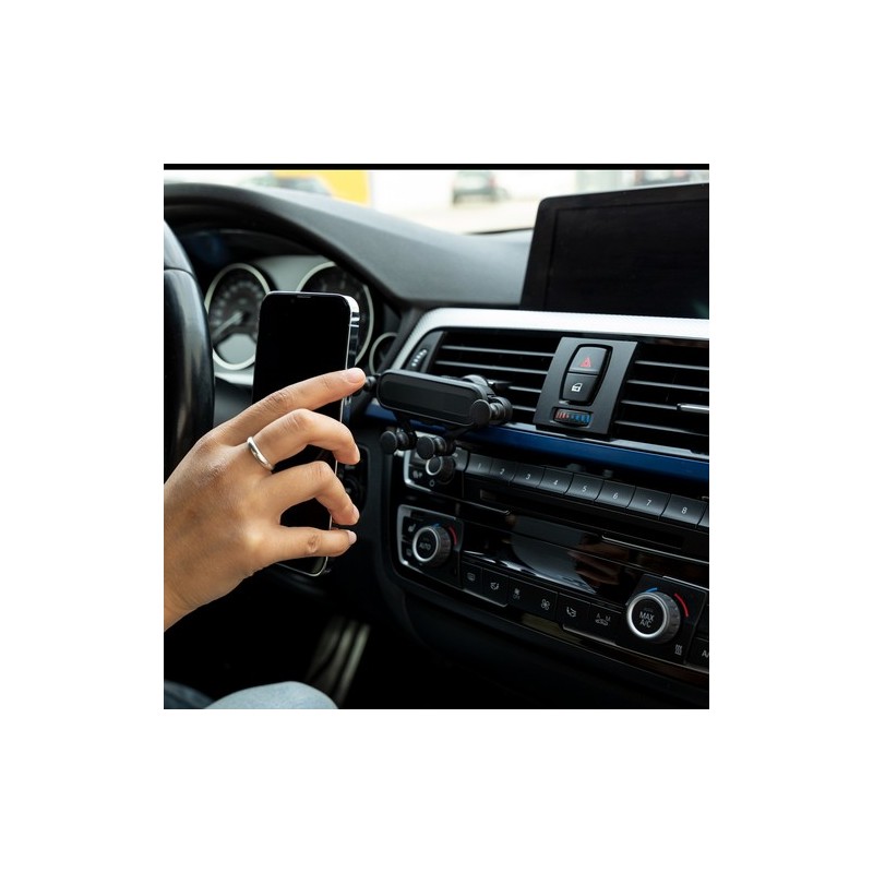 Support Ajustable Personnalisé pour Porte-Téléphone Auto - Vetel Couleurs : noir goodies publicitaire événementiel