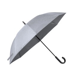 Parapluie Personnalisé Pratique - Dewey Matières : polyester Couleurs : gris cadeau entreprise pas cher
