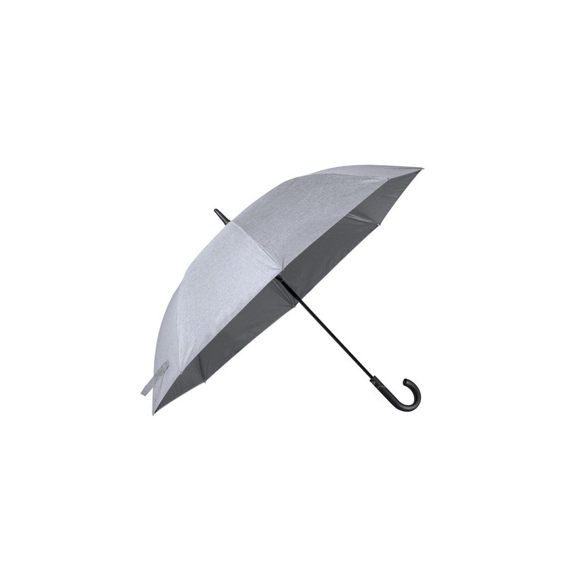 Parapluie Personnalisé Pratique - Dewey Matières : polyester Couleurs : gris cadeau entreprise pas cher