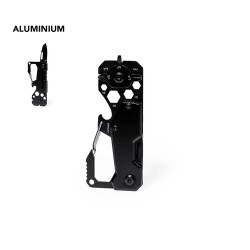 Outil Multifonction Pratique Personnalisé Valixia Matières : acier inoxydable Couleurs : noir 2