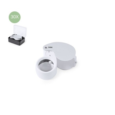 Loupe Personnalisée 30X - Nunky Matières : métal Couleurs : argenté personnalisable avec votre logo