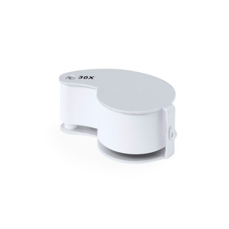 Loupe Personnalisée 30X - Nunky Matières : métal Couleurs : argenté marquage laser ultra précis