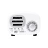 Haut-Parleur Bluetooth Vintage Personnalisé Économique - Florens Couleurs : blanc