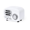 Haut-Parleur Bluetooth Vintage Personnalisé Économique - Florens Couleurs : blanc cadeau entreprise pas cher