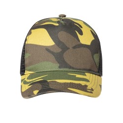 Casquette Éco-responsable Personnalisable - Pamper Matières : polyester recyclé Couleurs : camouflage cadeau client original