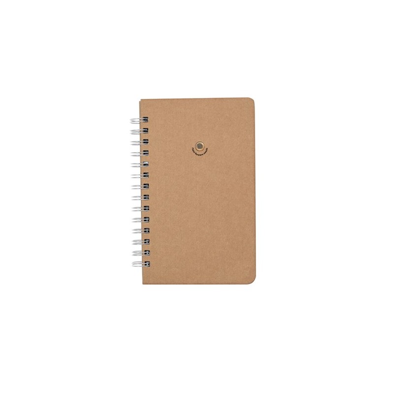 Cahier Éco-responsable Ensemencé Personnalisé Astrida Matières : carton Couleurs : naturel