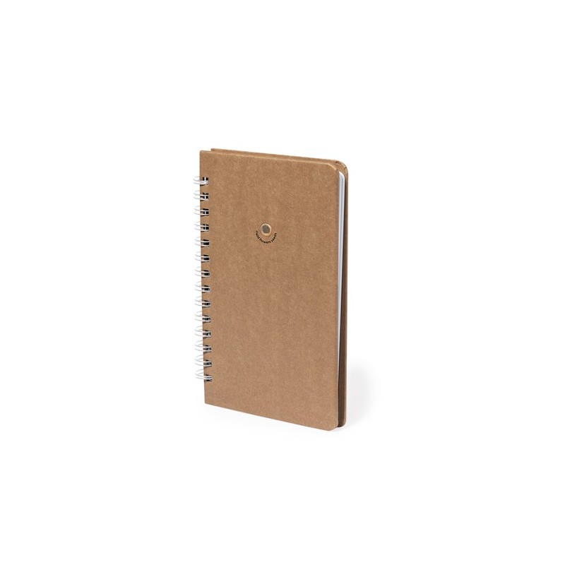 Cahier Éco-responsable Ensemencé Personnalisé Astrida Matières : carton Couleurs : naturel cadeau entreprise pas cher