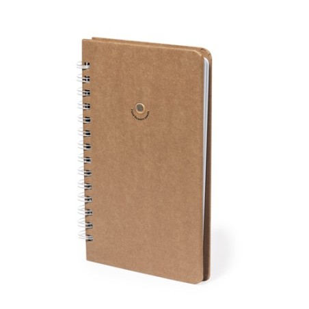 Cahier Éco-responsable Ensemencé Personnalisé Astrida Matières : carton Couleurs : naturel cadeau entreprise pas cher