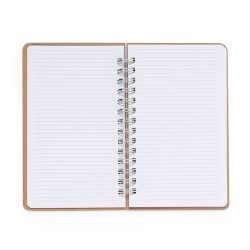 Cahier Éco-responsable Ensemencé Personnalisé Astrida Matières : carton Couleurs : naturel impression haute définition