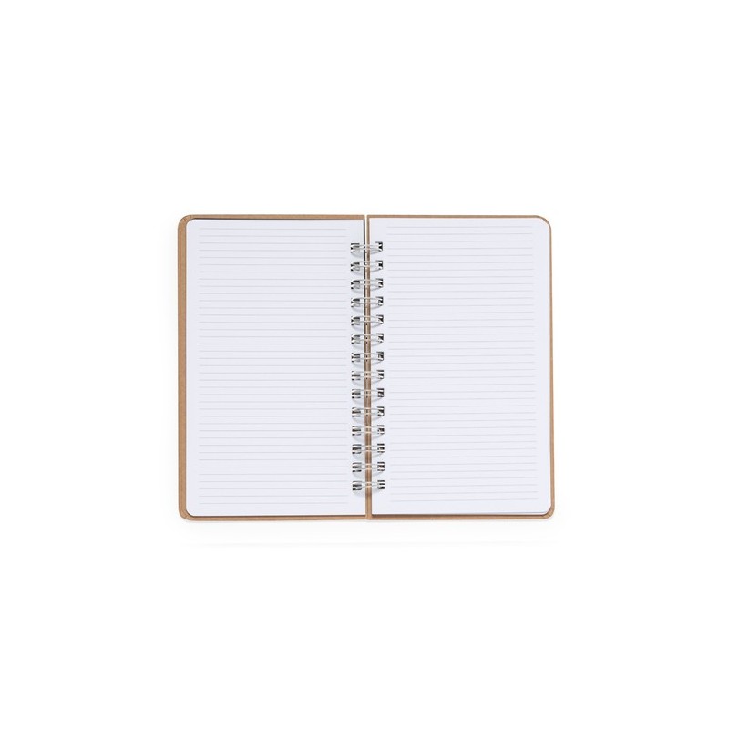 Cahier Éco-responsable Ensemencé Personnalisé Astrida Matières : carton Couleurs : naturel impression haute définition