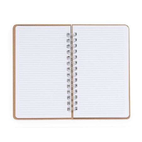 Cahier Éco-responsable Ensemencé Personnalisé Astrida Matières : carton Couleurs : naturel impression haute définition