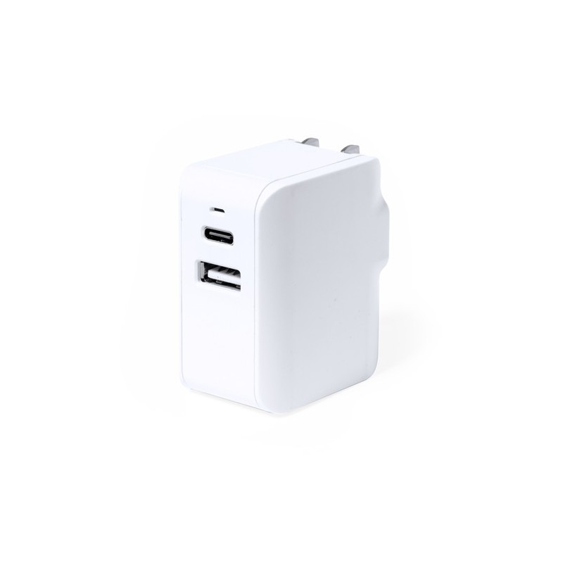Adaptateur Personnalisé de Prises Idéal pour Vos Voyages Vlind Couleurs : blanc