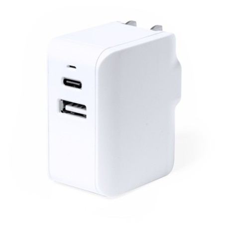 Adaptateur Personnalisé de Prises Idéal pour Vos Voyages Vlind Couleurs : blanc