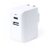 Adaptateur Personnalisé de Prises Idéal pour Vos Voyages Vlind Couleurs : blanc