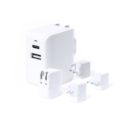 Adaptateur Personnalisé de Prises Idéal pour Vos Voyages Vlind Couleurs : blanc 2