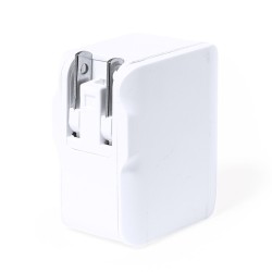 Adaptateur Personnalisé de Prises Idéal pour Vos Voyages Vlind Couleurs : blanc cadeau entreprise pas cher