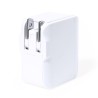 Adaptateur Personnalisé de Prises Idéal pour Vos Voyages Vlind Couleurs : blanc cadeau entreprise pas cher