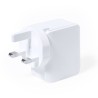 Adaptateur Personnalisé de Prises Idéal pour Vos Voyages Vlind Couleurs : blanc marquage laser ultra précis