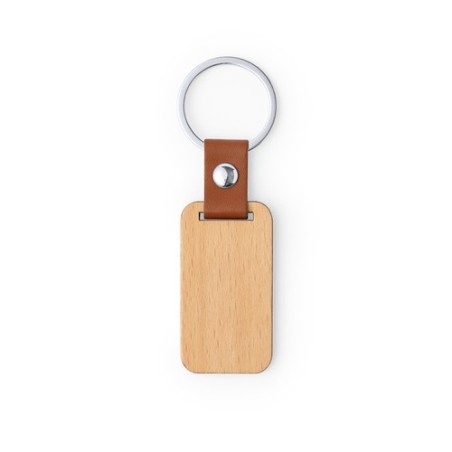 Porte-Clés Personnalisé en Bois Naturel - Mappets Matières : bois