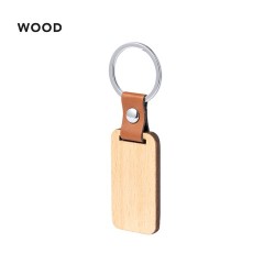 Porte-Clés Personnalisé en Bois Naturel - Mappets Matières : bois 2